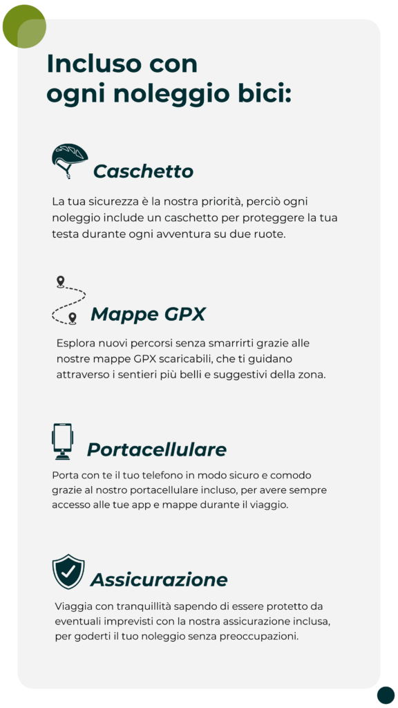 Incluso con ogni noleggio bici mobile